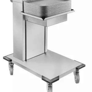 Verrijdbare Stapelaar Onverwarmd - Mobile Containing OX-MS/F - Open Model - Dienbladen - Stapelunit op Maat Gemaakt Betrouwbaar