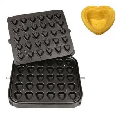 Bestel Nu 30x Hartjes Vorm - Boven 51x46mm - Onder 33x30mm - 18mm Hoog