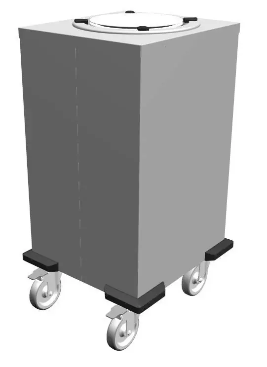 Voordeelprijs Verrijdbare Stapelaar Onverwarmd - Mobile Containing 1 TN-MS 280 - Borden 240-278mm