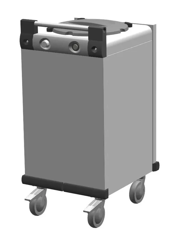 Verrijdbare Stapelaar Verwarmd - Mobile Containing DFR 1 x 210 - Borden 170-208mm Favoriet