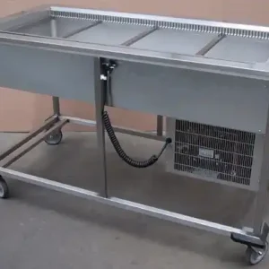 Laatste Kans Gekoelde Portioneerwagen - 4 x 1/1 GN - Mobile Containing