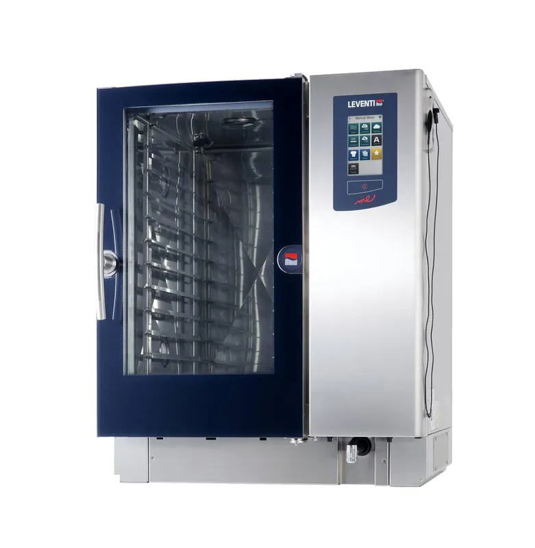 Combisteamer Leventi ME 1.10 BDI - Gas 21kW - 8x/10x/11x EN 400x600 of GN 1/1 - 899x831x1087(h)mm Uitverkoop