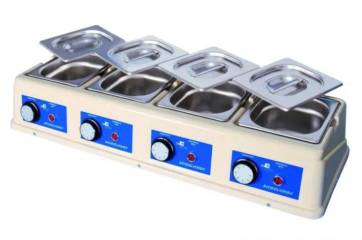Snelle Levering Chocoladesmelter Analoog - 4x 1,5 Liter - 320W - 760x250x130(h)mm
