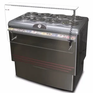 Schepijsvitrine - DOLCE VITA 8 - Framec - 8+8 x 7,5 Liter - 110,5x71,3x(H)103cm Favoriet