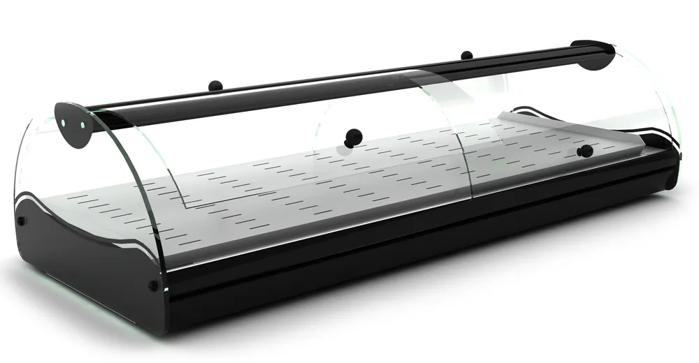 Self Service Warmhoudvitrine - Geschikt voor 1/3GN 40mm - LED Verlichting - Beschikbaar in 2 Maten Meest Verkocht