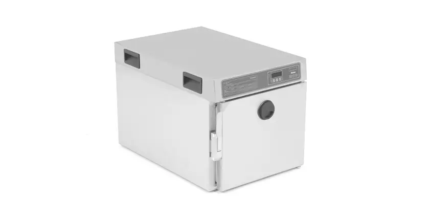 Direct Beschikbaar Thermomat met Klapdeur - Geschikt voor 3 x GN 1/1 65 mm of 2 x GN 1/1 100 mm - Garen Op Kerntemperatuur - 0,83kW - 448x689x465mm