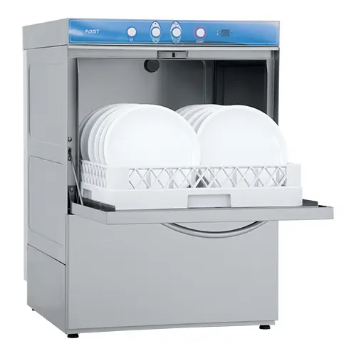 Shop Nu Vaatwasser 50x50cm - ELETTROBAR - 400V - MADE IN ITALY - Naglans + Zeepdoseerder + Afvoerpomp