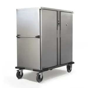 Weekendaanbieding Dubbele Banketwagen Light 2 x 2/1 GN verwarmd - 2400W - 1490x837x(H)1674mm - Geschikt voor 11 of 18 GN2/1 Roosters