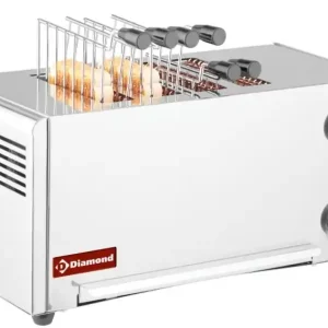 Actieprijs RVS Toaster - 4 Tangen - 2,15kW - 430x200x(H)225mm