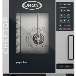 Koopje Unox Cheftop Mindplus Digitaal - XECC-0523-EPR - 5x GN2/3 - 400V/5200W - 660x540x(H)650mm