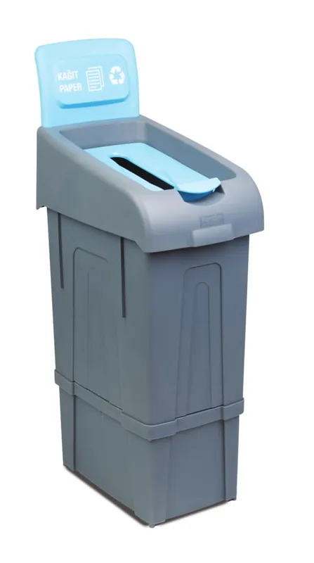 Weekendaanbieding Afvalbak voor het Scheiden van Papier - 80 Liter - 340x550x(H)1050