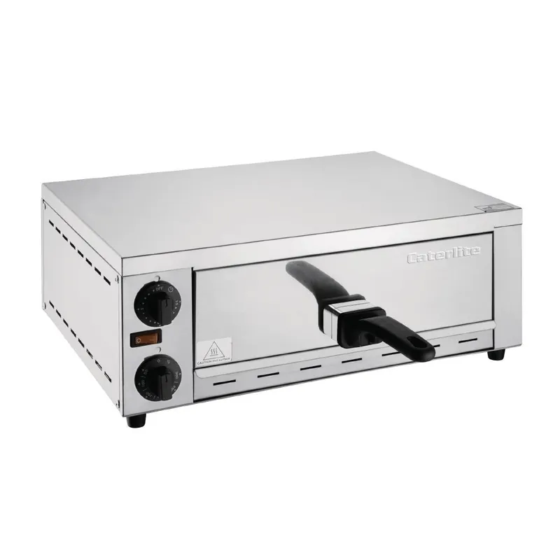 Pizza Oven RVS - Geschikt voor max 305mm Pizza - 1,13kW - 380x4860x188mm Fabrieksprijs