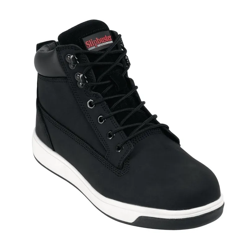 Direct Beschikbaar Veiligheidsschoenen Zwart | Hoog Model | Antislip + Stalen Neus | Beschikbaar t/m maat 46