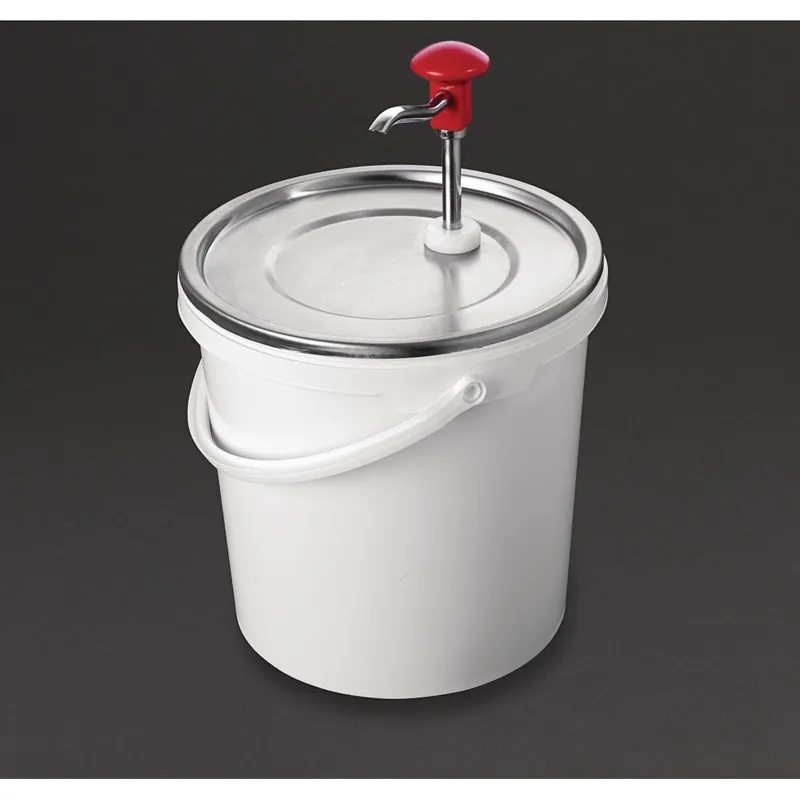 Sausdispenser met Pomp - 10 Liter Container - Instelbare Dosering - Ø275x(H)400mm Nu Kopen