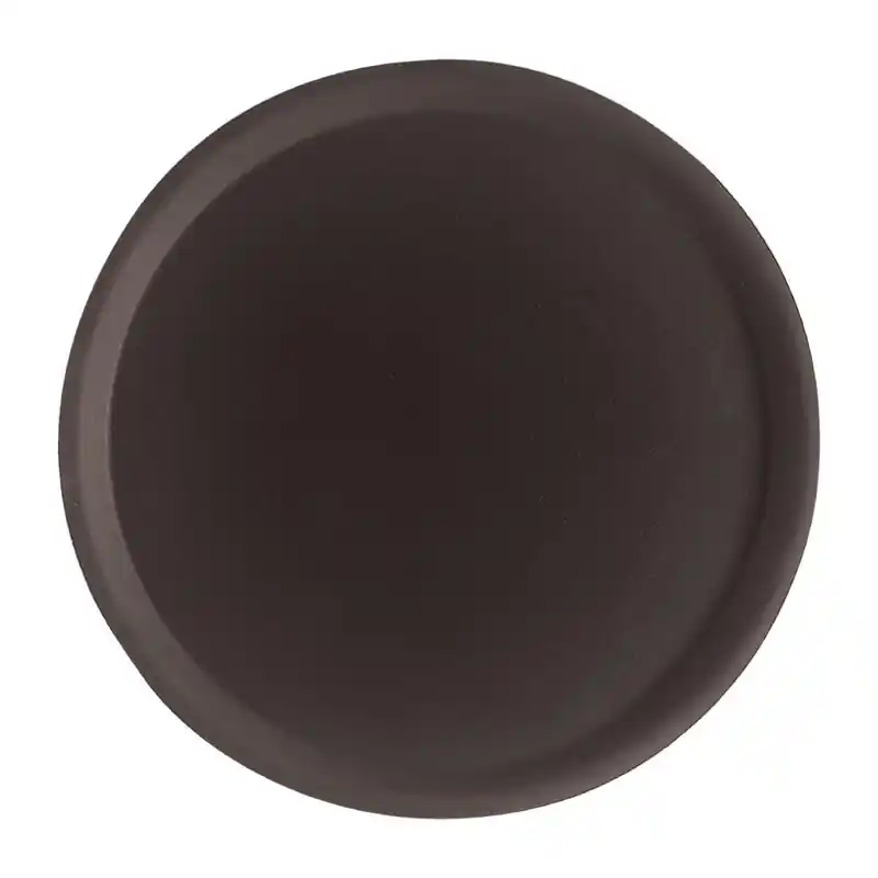 Dienblad Rond Glasvezel - Antislip - Zwart - Beschikbaar in 3 Maten Koop Vandaag