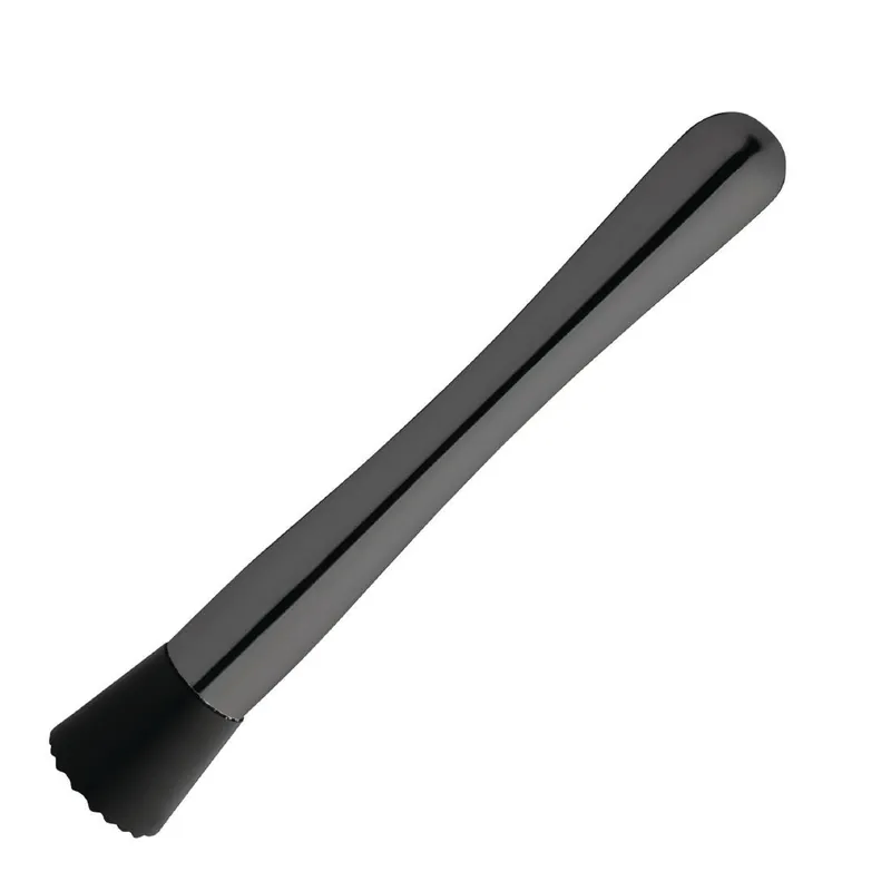 Cocktailstamper RVS - Zwart Model - Ø34x212mm Populair