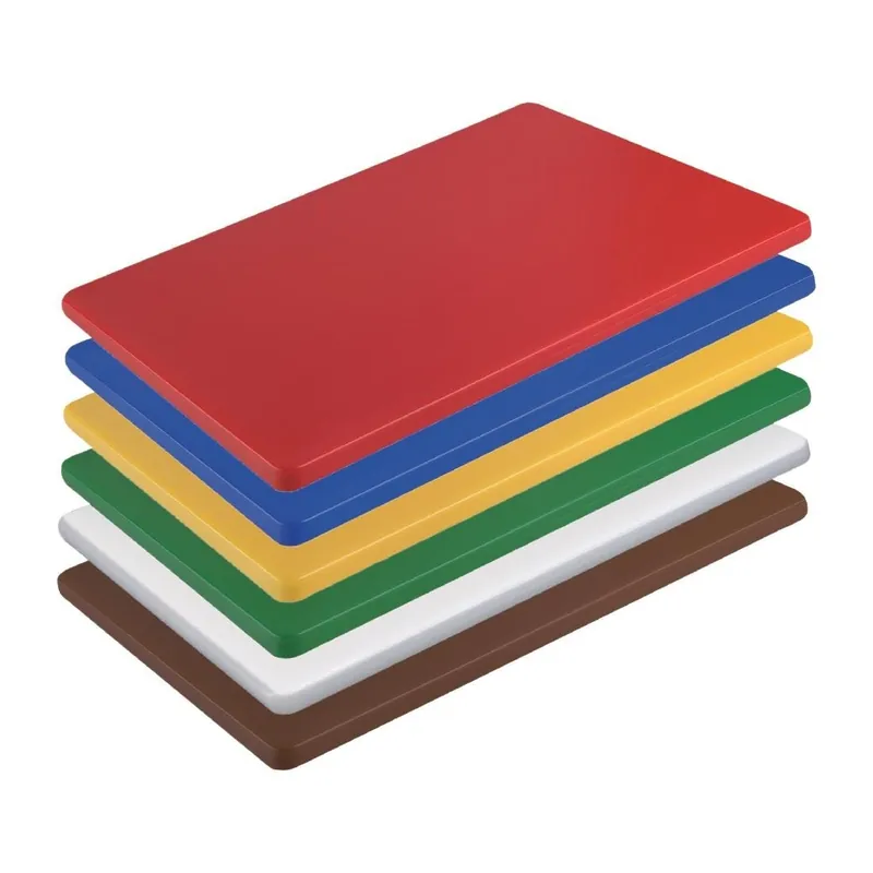 Kleine LDPE Snijplanken Set - 300x225x10mm - Set van 6 Stuks Superprijs