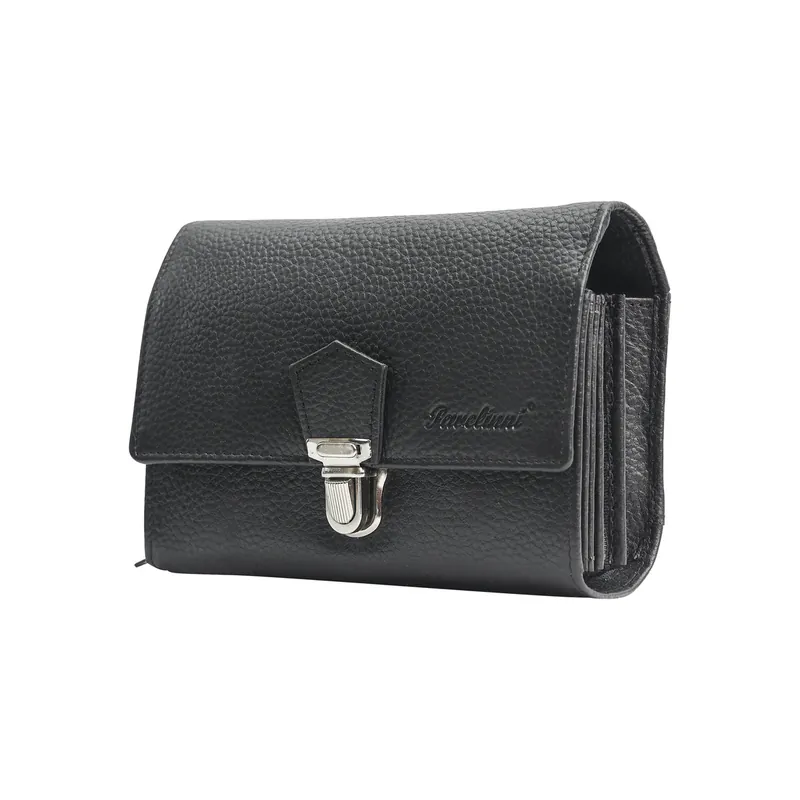 Leren Horeca Portefeuille - 4 Tussenvakken - Met Nylon Tailleriem - 170x130x35mm Bestel Nu