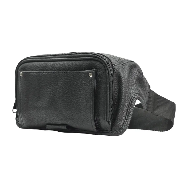 Leren Horeca Portefeuille Heuptas - 6 Tussenvakken Waarvan 1 Buitenzijde - Met Nylon Tailleriem - 230x120x30mm Goedkoop