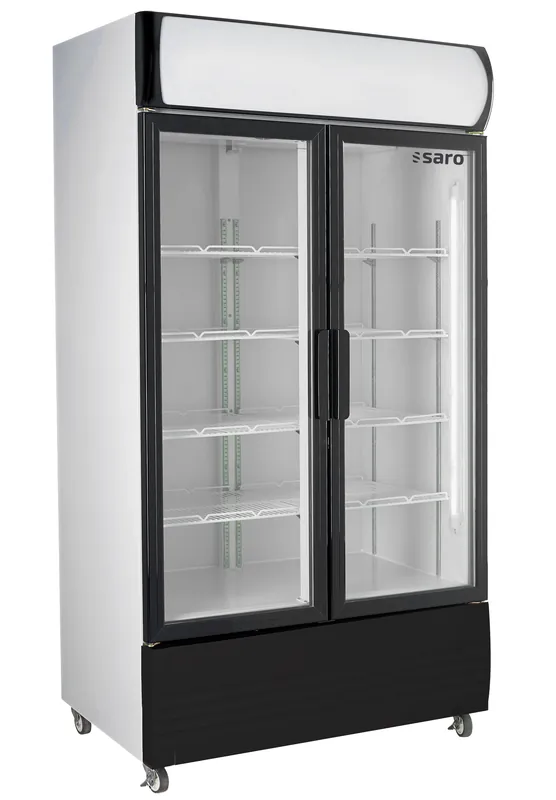 Beperkt Aanbod SARO Koelkast, 2 glasdeuren en reclame display,GTK 580