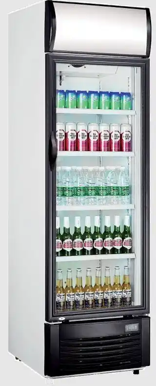 Populair Display Koelkast - Led Verlichting - 382 Liter - 620x630x(H)1935mm