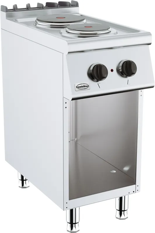 Merkproduct Base 700 Elektrische Kooktafel - 1x 2,25 & 1x 1,85 kW - 400x700x(H)900mm
