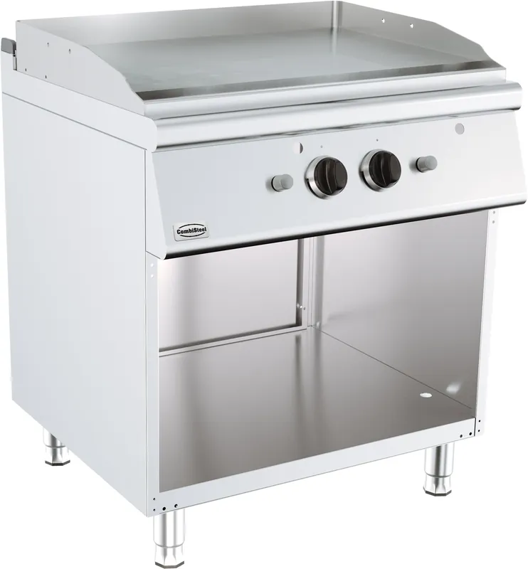 Betrouwbaar Base 700 Gas Bakplaat - Verchroomd Glad - 13 kW - 800x700x(H)900mm
