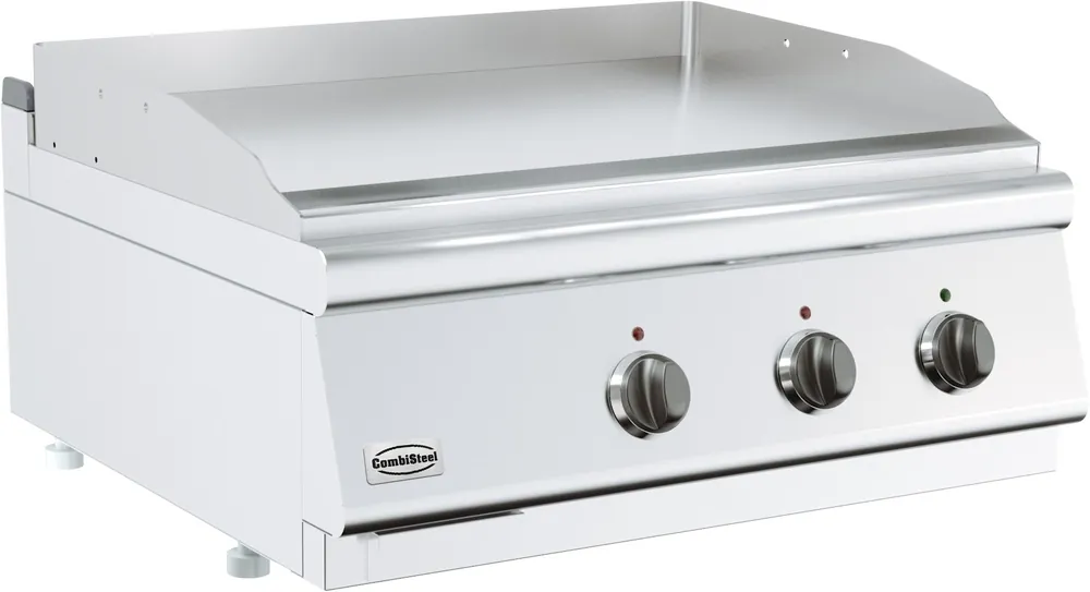 Superprijs Base 700 Elektrische Bakplaat Verchroomd Glad Tafelmodel - 7,2 kW - 800x700x(H)300mm