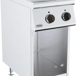 Bestel Nu Base 700 Elektrische Bakplaat - Geribd - 3,6 kW - 400x700x(H)900mm