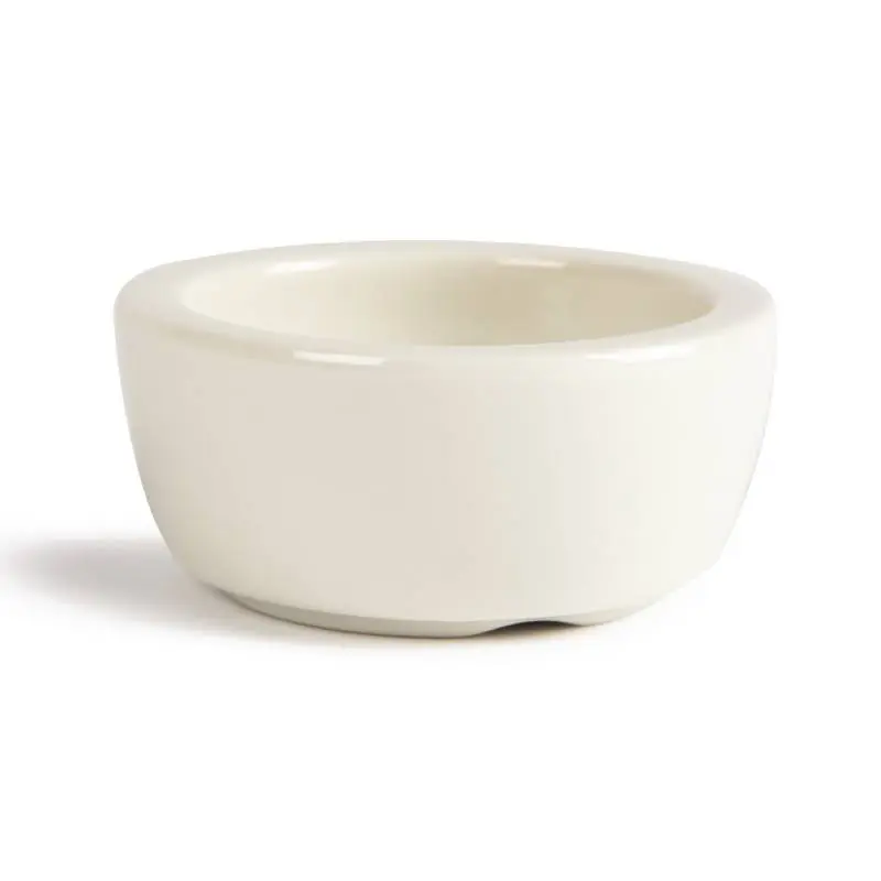 Actieprijs Ivory Boterschaaltje - Duurzaam Porselein - Ø65mm - 12 Stuks