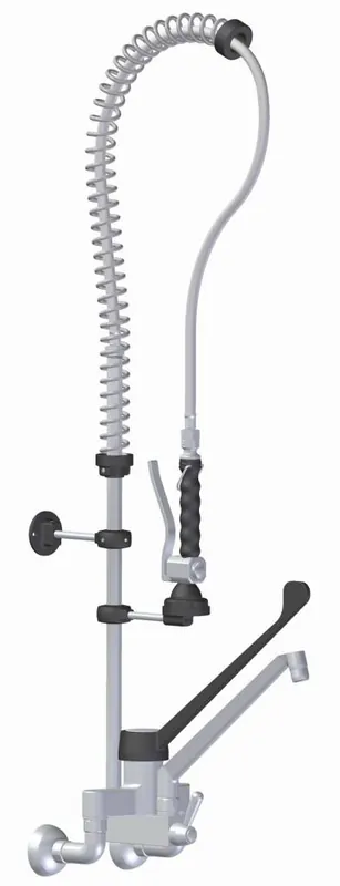 Voorspoeldouche - 17 Liter/Minuut - Dubbelgats muurmodel - (H)1160mm Voordeelprijs