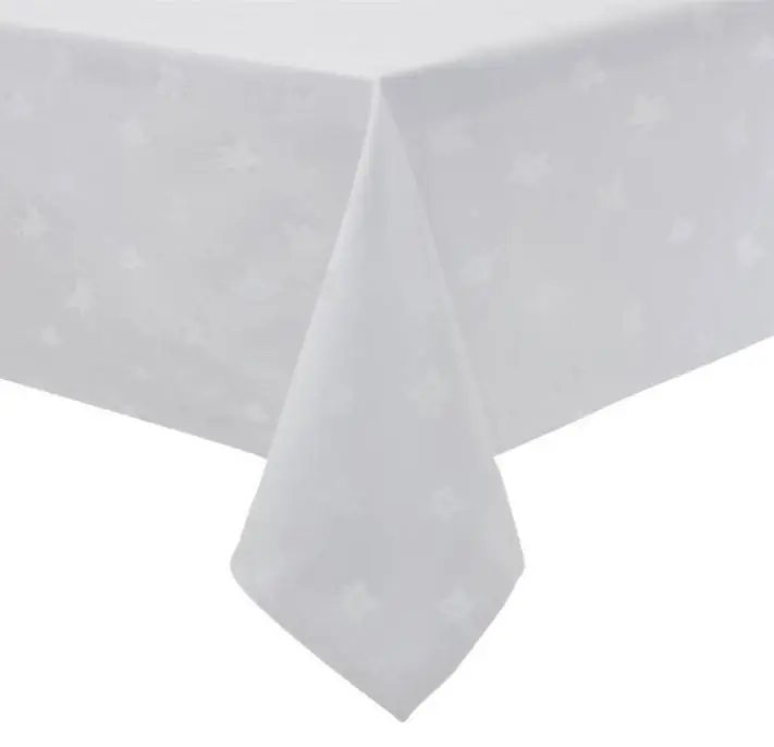Ivy Leaf tafelkleed - Rechthoekig - 100% Katoen Wit - Verkrijgbaar in 2 maten Must-Have