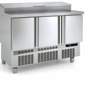 Op = Op Saladette 3 Deurs - 8x 1/4GN - 136,5x70x(H)112cm