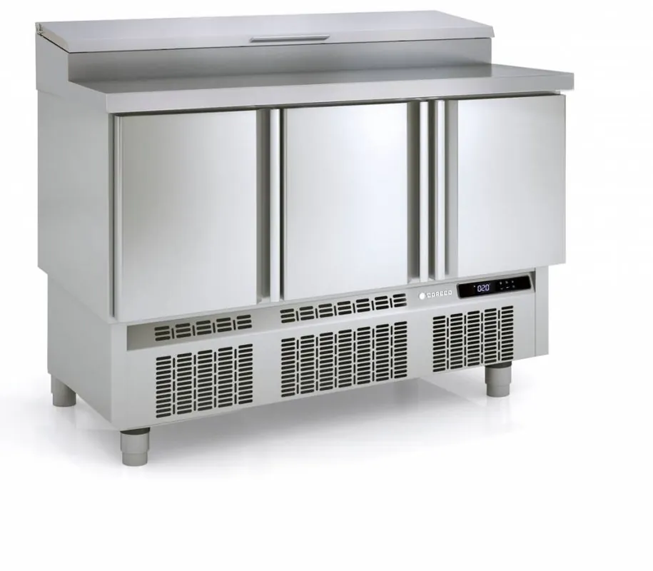 Op = Op Saladette 3 Deurs - 8x 1/4GN - 136,5x70x(H)112cm