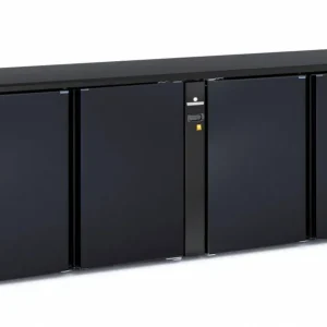 Backbar Barkoelkast - SBP-220 - 4 Deurs - Zonder Koelmachine - 254,5x53x(H)82cm Lage Kosten