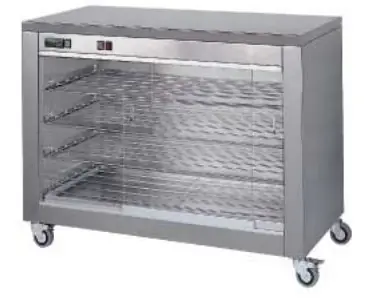 Betaalbaar Verwarmde Vitrinekast - 60 Kippen - op Wielen - 1098x480xh840mm