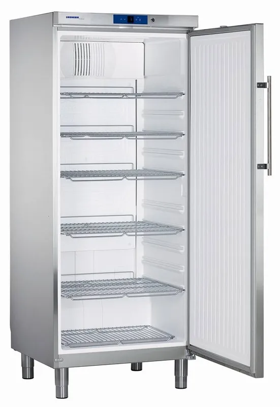 Weekendaanbieding Koelkast RVS Gastronomie op Poten - Liebherr - 583 Liter - 2/1GN - GKv 5760 - 75x75x(h)186cm