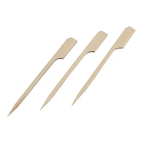 Bamboe Hamburger Prikkers - 90mm - Per 100 Stuks Hoge Kwaliteit