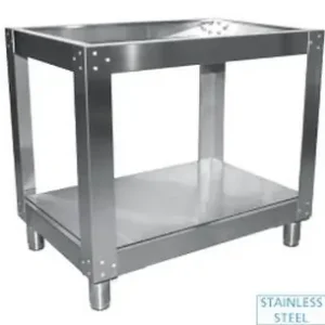 Must-Have Onderstel RVS, voor oven 2x 6 pizza's art nr DIEFP/66R