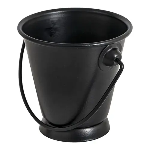 Serveer Emmer Mini - Zwart - Ø75mm Uitverkoop