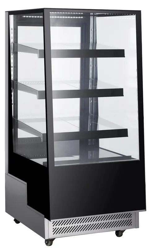 Staande Koelvitrine - Zwart Model - 300 Liter - 650x805x(H)1445mm Rechtstreeks Van De Fabrikant
