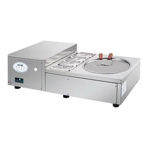 IJsteppanyaki Tafelmodel - Garneerunit 4x 1/9 GN - 480x1020x(H)320mm Beste Prijs