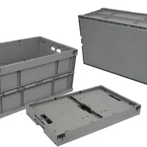 Beste Prijs Euronorm Plooibak voor industrieel gebruik 600x400x320 mm - met Deksel