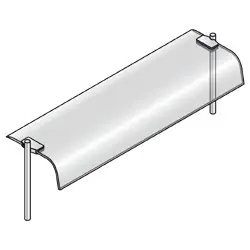 Bovenstructuur Met Gebogen Ruit - 1440x360x400(h)mm Nu Kopen