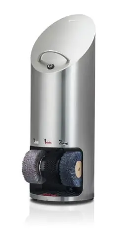 Tijdelijk Beschikbaar Schoenpoetsmachine Elipse - RVS - 3 Borstels - Ø440x1270(h)mm