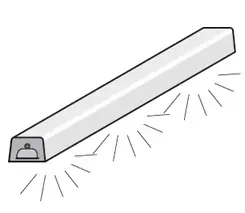 Finale Uitverkoop Verlichtingselement (neonlamp), voor bovenstructuur