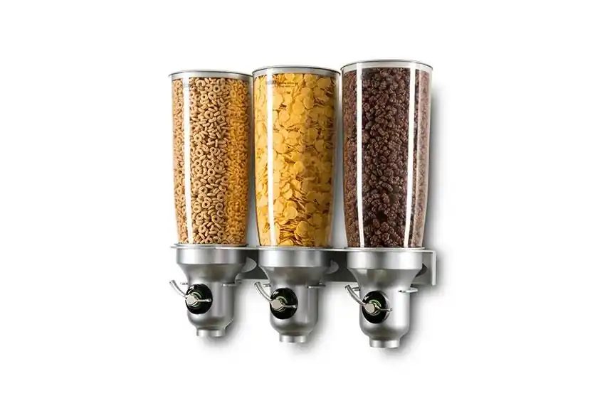 Free Flow Dispenser - Muurmodel - 3x 5 Liter - 465x155x500mm Nieuw