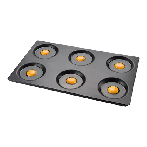 Eierbakplaat 1/1 GN - Aluminium Met Teflon Anti-Aanbaklaag Hete Deal