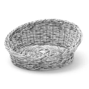 Fabrieksprijs Broodmand Rond Schuin Aflopend - Lichtgrijs - Ø310x(H)120mm