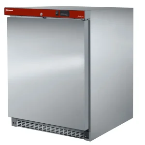 Statische diepvrieskast, 200 liter. R.V.S. - 600x625x(h)853mm Actieprijs